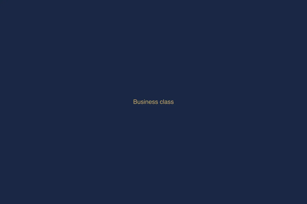 Premium cabin illustration — Last-Minute Economy vs Business Class: Washington DC to (2027-04-06) | FlyExpert