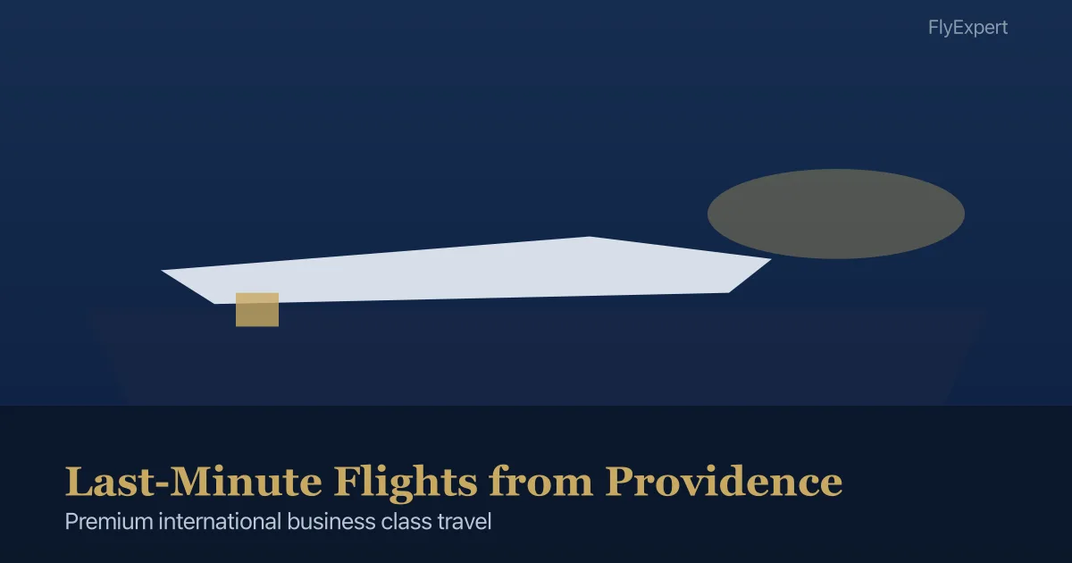 Last-Minute Flights from Providence — FlyExpert licensed business class travel agency premium cabin booking
