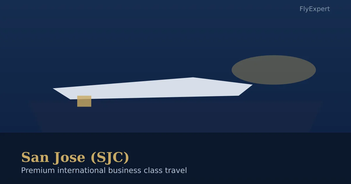 Business class lounge and international departures at San Jose SJC airport terminal