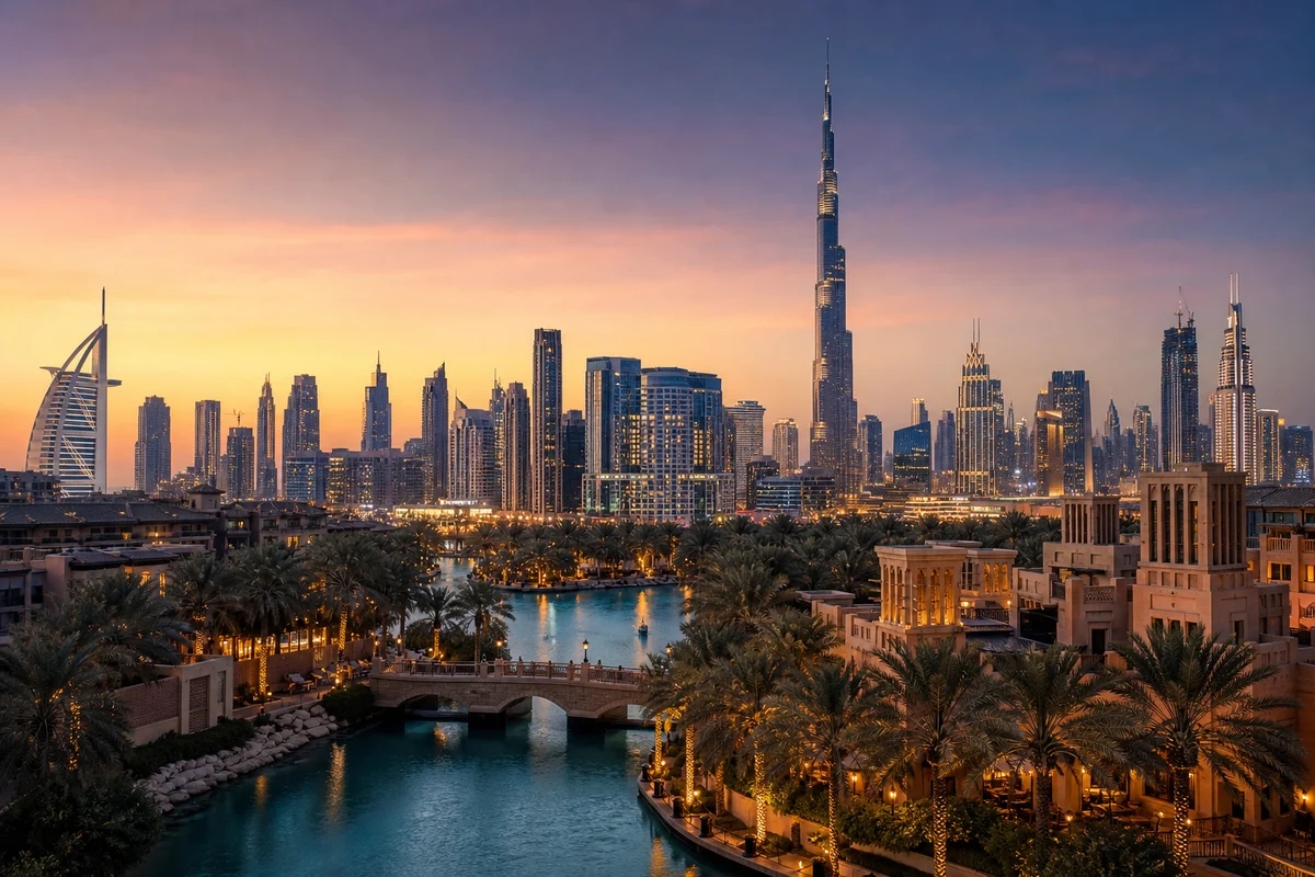 First class flight deal from Los Angeles LAX to Dubai DXB with FlyExpert premium cabin service
