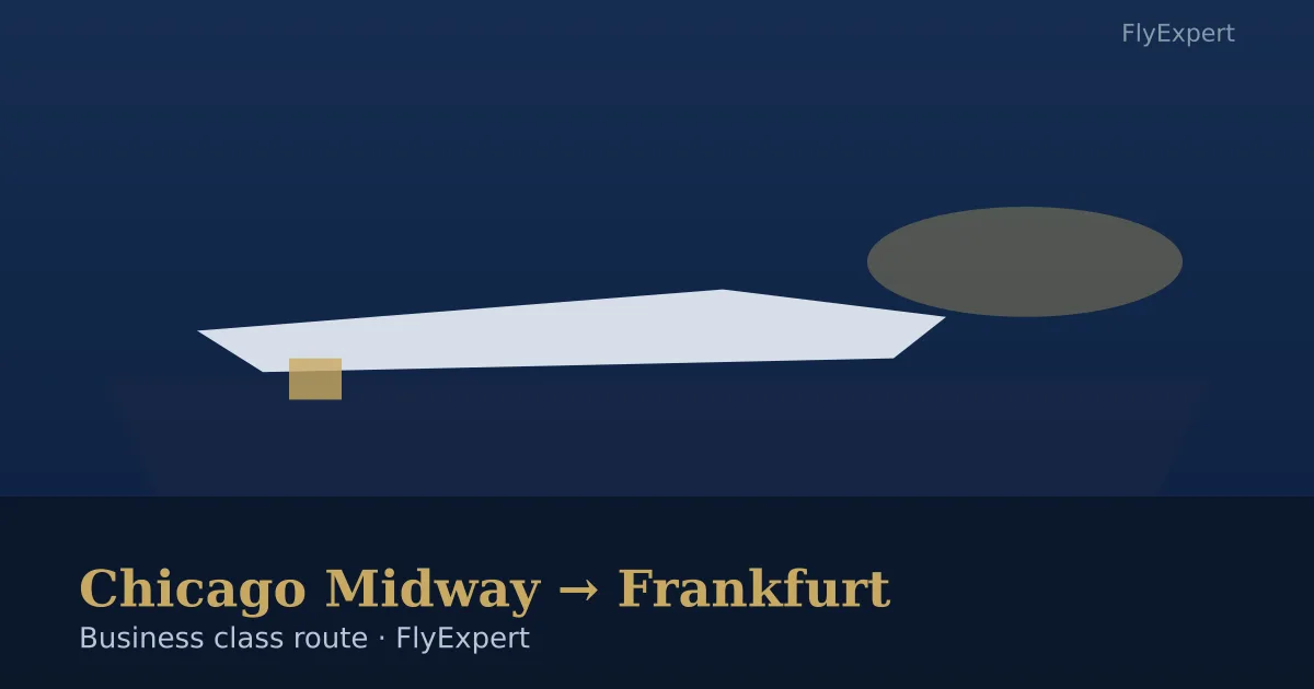 Business class flight from Chicago Midway to Frankfurt FRA premium cabin options — FlyExpert licensed US travel agency